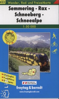 Semmering-rax schneeberg 1:50 000   wk022