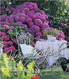 Vir�gz� kertjeink falinapt�r 30x34 cm - 2026