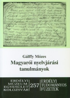 Gllfy Mzes - Murdin Lszl   (Szerk.) - Magyari nyelvjrsi tanulmnyok