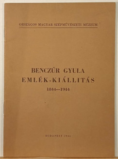 Benczr Gyula emlk killts