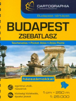 Szalamonidesz Sndor   (Szerk.) - Szigeti Borbla   (Szerk.) - BUDAPEST ZSEBATLASZ 1:25 000 "SC"