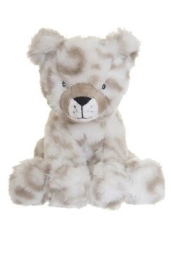 Boo Párduc, fehér/szürke kicsi 15 cm plüss (Cutie Heads - Fresh Kid 3340)