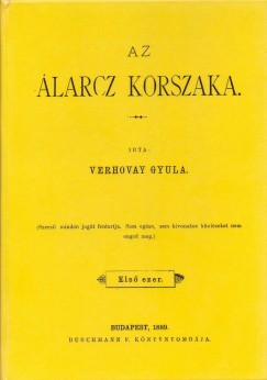 Verhovay Gyula - Az larcz korszaka