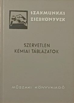 Dr. Fenichel Lszl - Szervetlen kmimai tblzatok