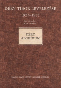 Botka Ferenc   (Szerk.) - Dry Tibor levelezse 1927-1935