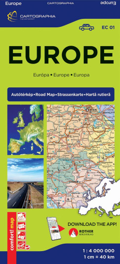 Európa Comfort térkép