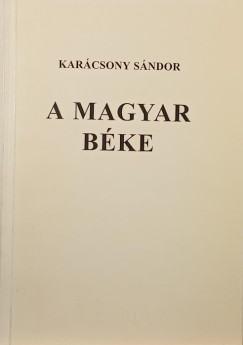 Karcsony Sndor - A magyar bke