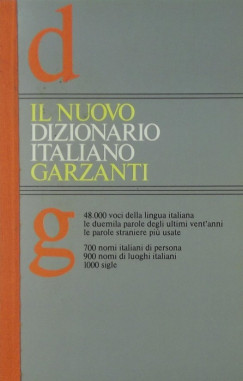 Il nuovo dizionario Italiano Garzanti