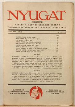 Babits Mihály (Szerk.) - Gellért Oszkár (Szerk.) - Nyugat XXXII. évf. 2. szám