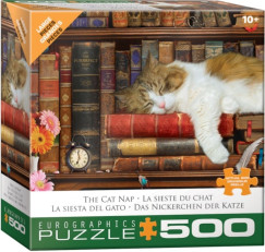 A macska szieszta, 500 db-os családi puzzle (EUROGRAPHICS, 6500-5545)