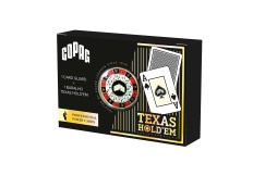 Copag 100% plasztik Texas Hold'em pker ktya + fm oszt gomb