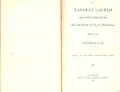 N�polyi L�szl� tr�nk�vetel�s�nek k�lf�ldi vonatkoz�sai