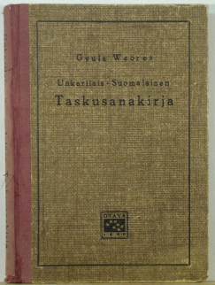 Weres Gyula - Magyar-finn zsebsztr  -  Unkarilais-Suomalainen Taskusanakirja