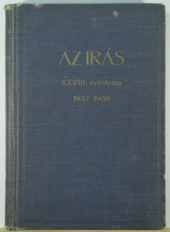 Dr. Acsay Tihamr   (Szerk.) - Az rs 1937-1938. - XXVIII. vf.
