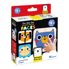 Puzzle útközben Fél arcok 15 hónap felett