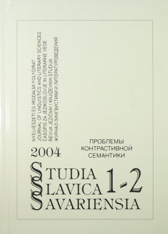 Studia Slavica Savariensia 1-2 (2004)