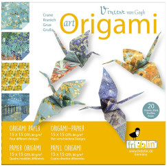 Origami papír, Van Gogh, 20 lap, 15×15 cm