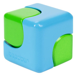 Bopster Fidget Kocka Spinner - Neon zöld-kék