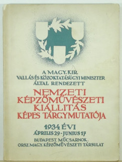 Nemzeti kpzmvszeti killts kpes trgymutatja -1934