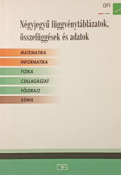 N�gyjegy� f�ggv�nyt�bl�zatok, �sszef�gg�sek �s adatok