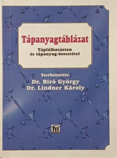 Dr. Bíró György - Dr. Lindner Károly - Tápanyagtáblázat