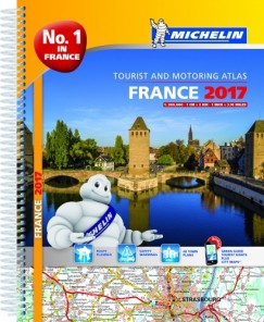 Franciaorszg atlasz 2017 - A4 spirl 0197 Michelin