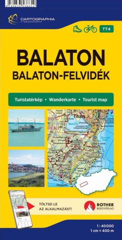 Balaton turistatrkp - 1:40 000