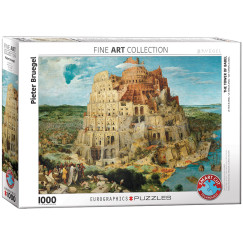 Pieter Bruegel - B�bel tornya, 1000 db-os puzzle (EUROGRAPHICS, 6000-0837)