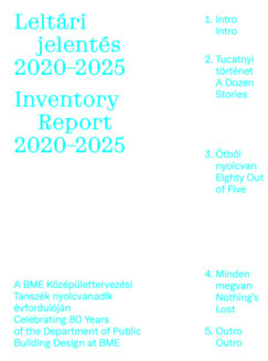 Szab Levente   (Szerk.) - Leltri jelents 2020-2025 - Inventory Report 2020-2025