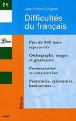 Jean-Pierre Colignon - Difficults du Francais