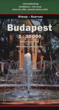 Budapest vrostrkp - 1:30 000
