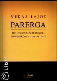 Vks Lajos - Parerga