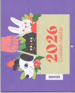 K�pm�s Csal�di Napt�r - 20x24 cm - 2026