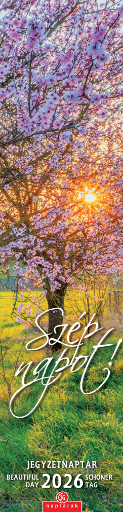 Szp napot! jegyzetnaptr - 11x48 cm - 2026