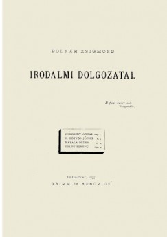 Bodn�r Zsigmond - Irodalmi dolgozatai