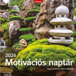 Motivációs naptár - Lemeznaptár - 58x29cm - 2026