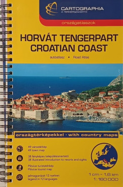 Horvát tengerpart autóatlasz