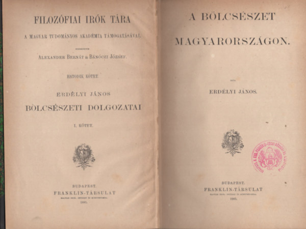 Erdlyi Jnos - A blcsszet Magyarorszgon