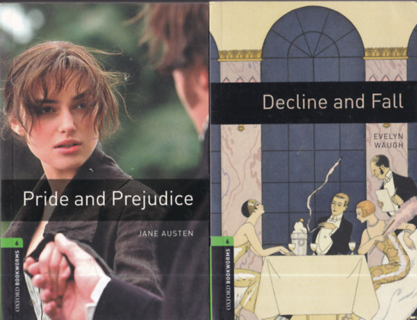 2db "Oxford Bookworms 6" - Jane Austen: Pride and Prejudice + Evelyn Waugh: Decline and Fall