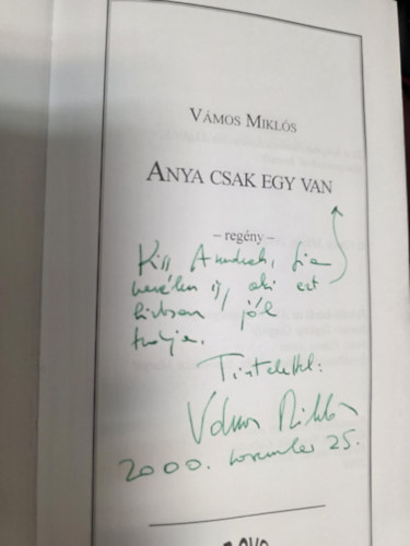V�mos Mikl�s - Anya csak egy van