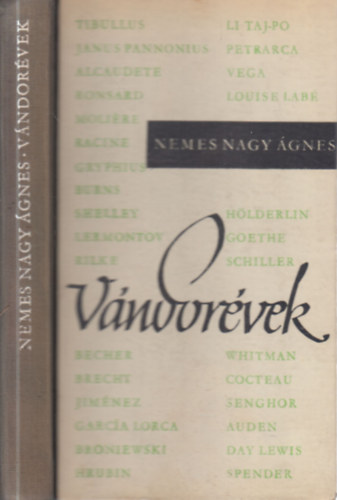 Nemes Nagy Ágnes - Vándorévek (dedikált)