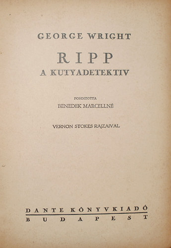 George Wright - Ripp a kutyadetektív