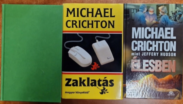 Michael Crichton - 3db Michael Crichton ktet:lesben - Zaklats - Szrnyek szigete