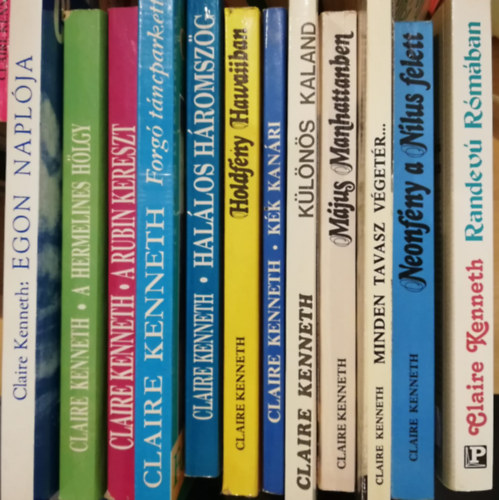 Claire Kenneth - 12 db Claire Kenneth könyv