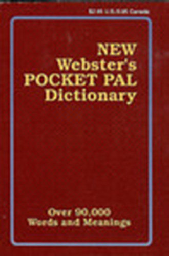 R.F. Patterson - NEW Webster's Pocket Pal Dictionary