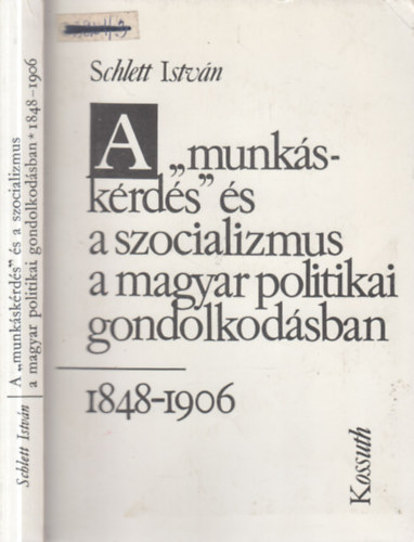 Schlett István - A "munkáskérdés" és a szocializmus a magyar politikai gondolkodásban (Adalékok a politikai ideológiák jelentésváltozásához)