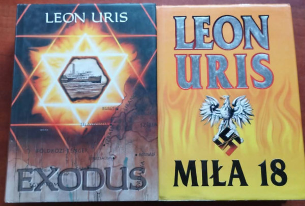 Leon Uris - 2db Leon Uris könyv:Exodus,Mila 18