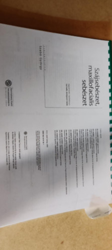 Szjsebszet, maxillofacialis sebszet