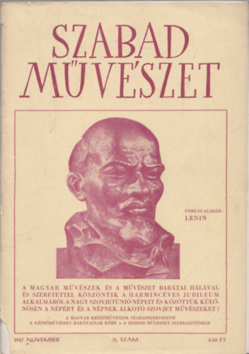 Bortnyik Sndor  (szerk.) - Szabad Mvszet 1947/11. (I. vfolyam)