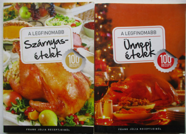 2 db A legfinomabb...100 recept sorozatbl: Szrnyastelek + nnepi telek